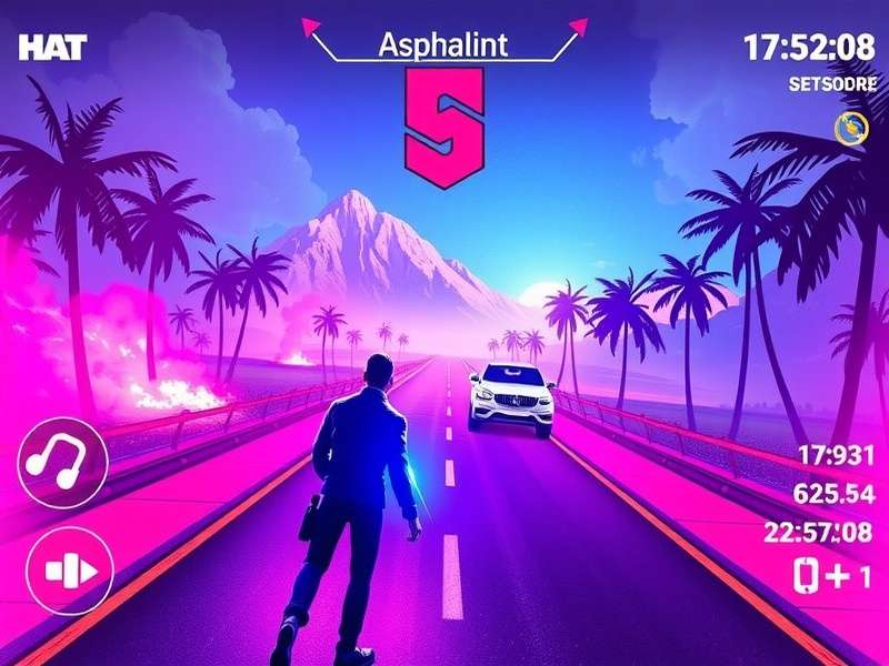 Asphalt 9 Legends gameplay screenshot on Windows PC