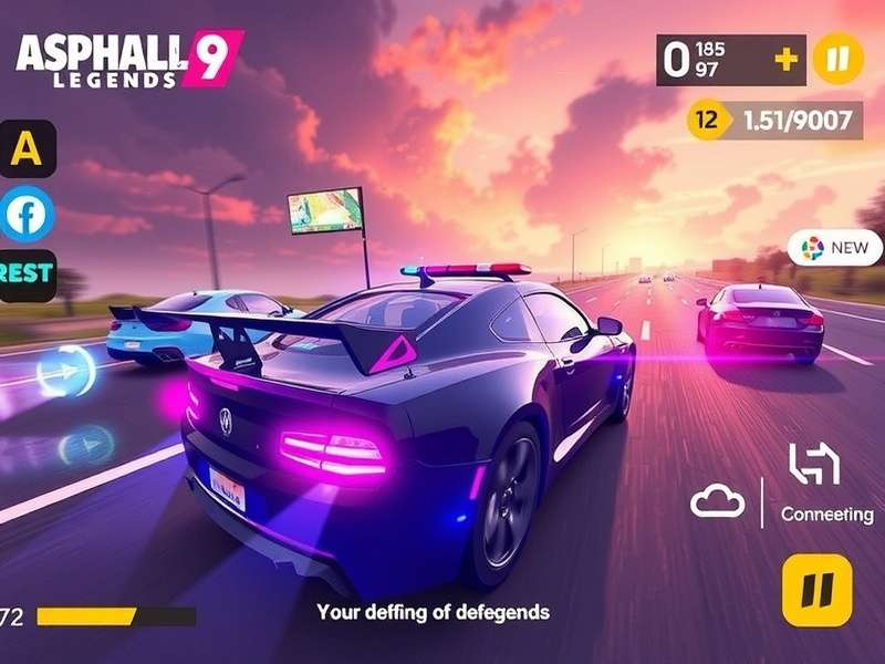 Asphalt 9 Legends intense racing gameplay with hypercars