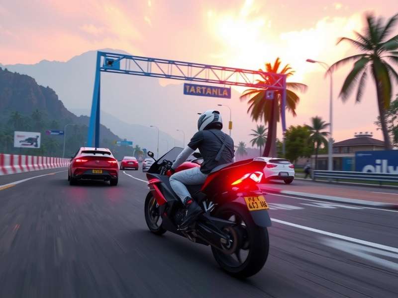 Asphalt 9 trailer screenshot showing a Lamborghini Centenario performing a 360 flip over Dubai