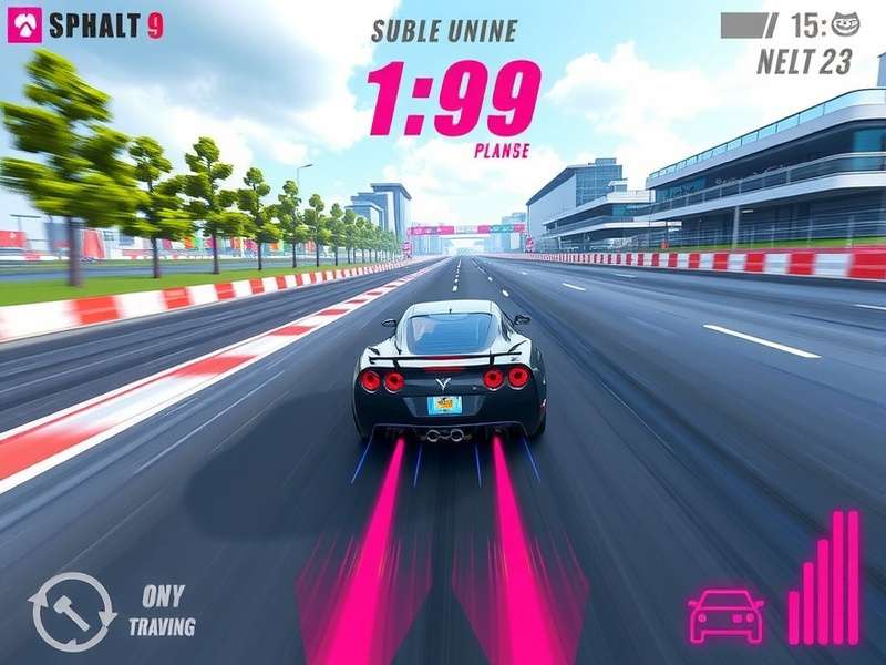 Asphalt 9 Mod APK Gameplay Screenshot with Super Cars