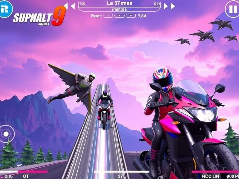 Asphalt 9 Gameplay Screenshot - Hypercar racing through city