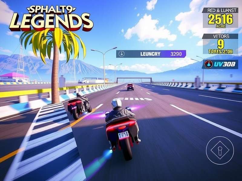 Asphalt 9 Legends gameplay on PC with high graphics