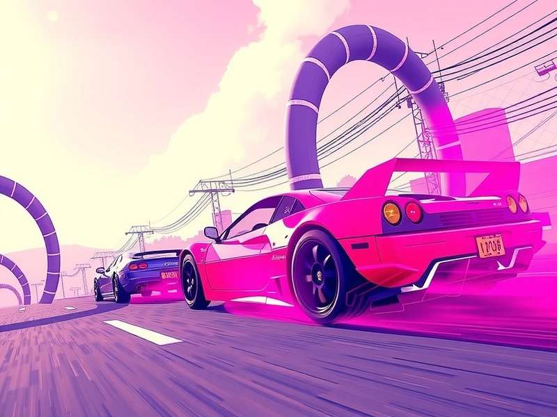 A music production studio with synthesizers and mixing equipment, representing the creation of Asphalt 9's electronic soundtrack