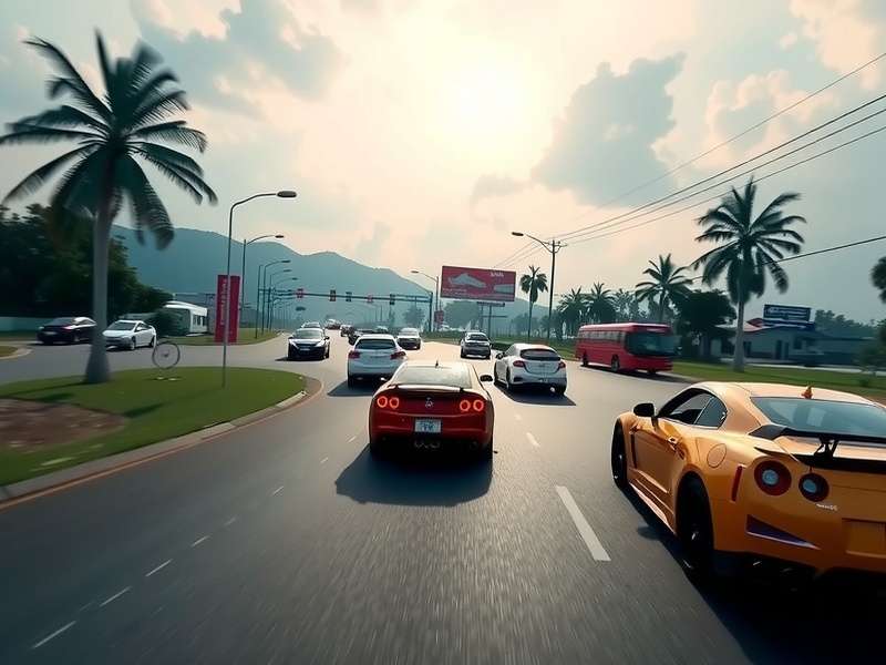 Koenigsegg Jesko Aggressive orange on track