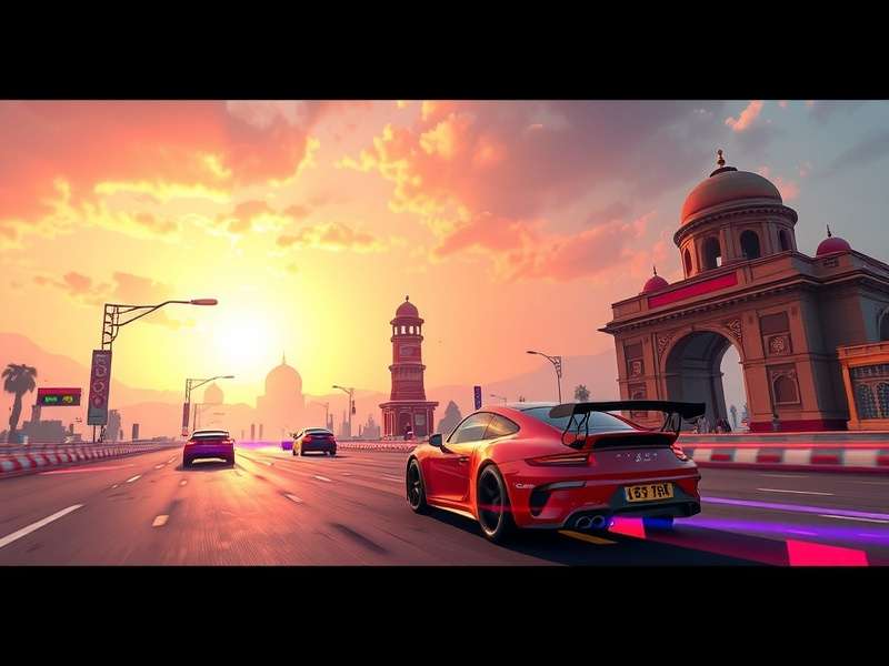 Asphalt 9: Legends gameplay with visualizer showing soundtrack waves