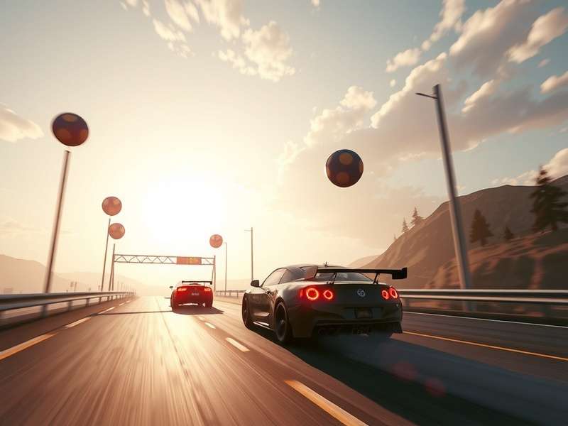 Asphalt 9 soundtrack cover art featuring racing cars and music notes