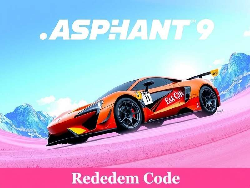 Asphalt 9 Legends redeem code screen showing free tokens and cars