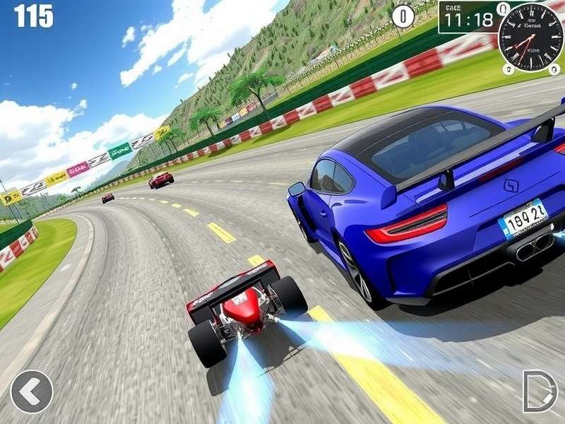 Asphalt 9 gameplay screenshot featuring hypercars racing in Dubai