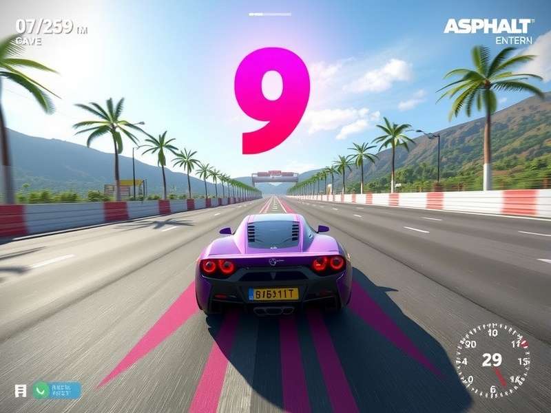 Asphalt 9 PC gameplay on a high-end gaming setup