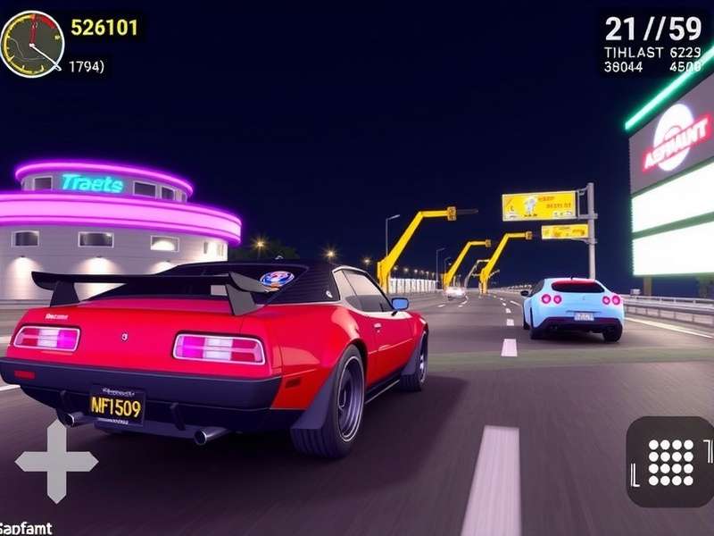 Asphalt 9 Legends vintage gameplay screenshot showing classic cars and interface