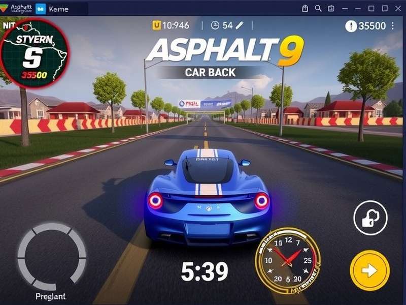 Asphalt 9 Mod Apk gameplay with unlimited tokens
