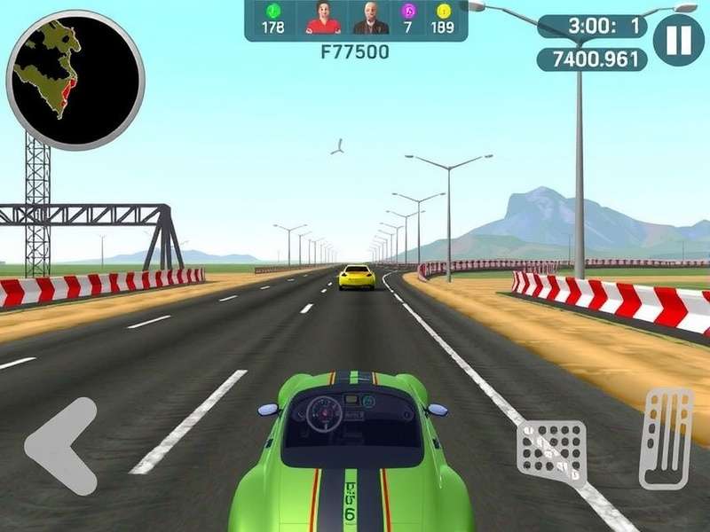 Asphalt 9 Legends gameplay screenshot showing fast cars and stunning visuals