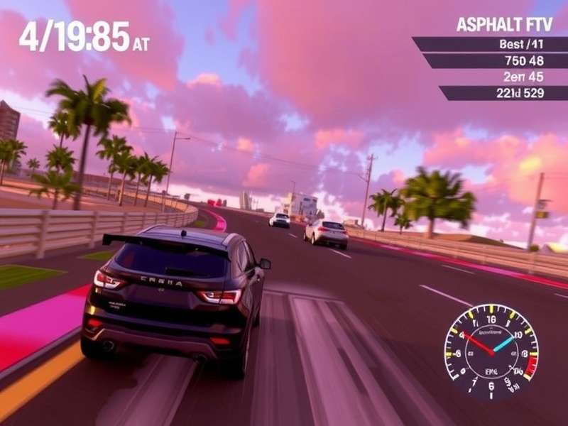 Asphalt 9 Legends gameplay on PC with hypercar