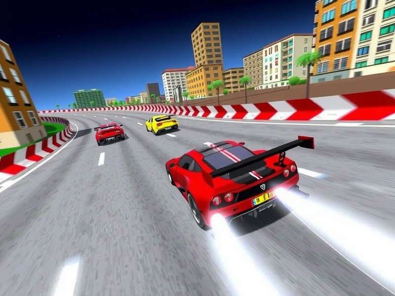 Asphalt 9: Legends high-speed action screenshot featuring multiple supercars