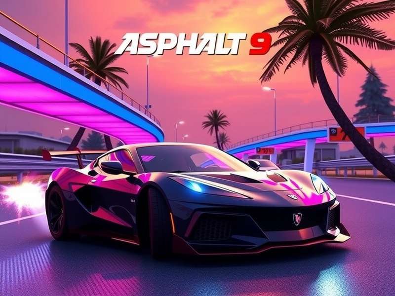 Asphalt 9 running on iPhone 15 Pro Max with 120fps smooth gameplay