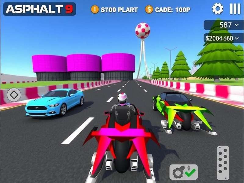 Asphalt 9 Mod Apk Offline Unlimited Money gameplay on mobile device showing luxury cars and unlimited credits
